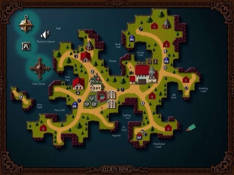 Elden Ring Interactive Map showing all regions of The Lands Between