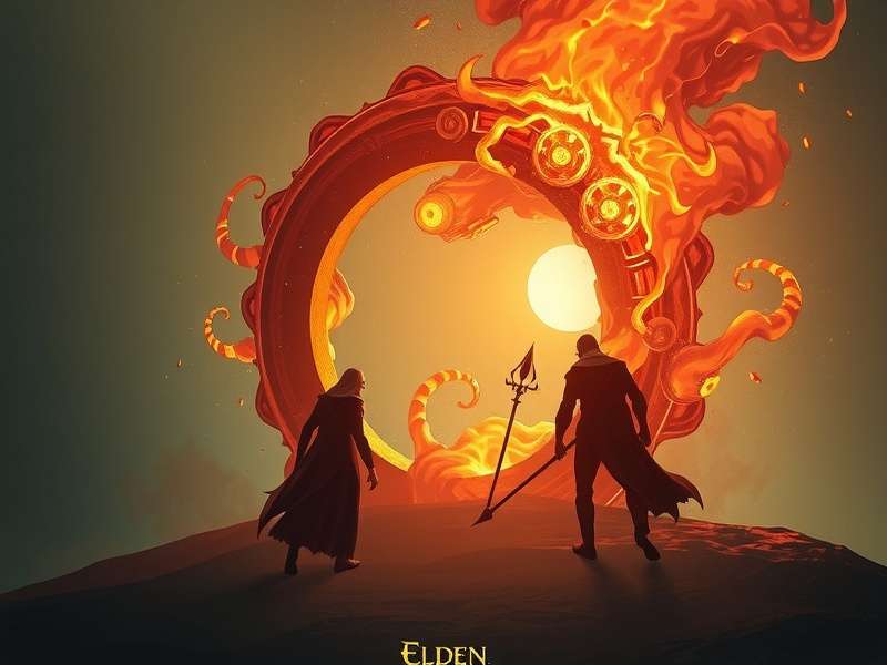 Elden Ring animated 4K wallpaper showcasing the Erdtree with dynamic effects