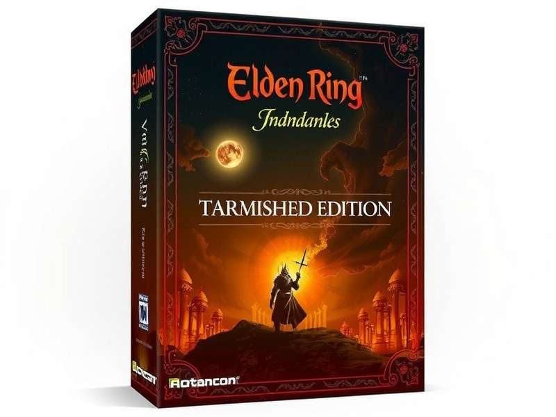 Elden Ring Tarnished Edition box art showcasing the game cover