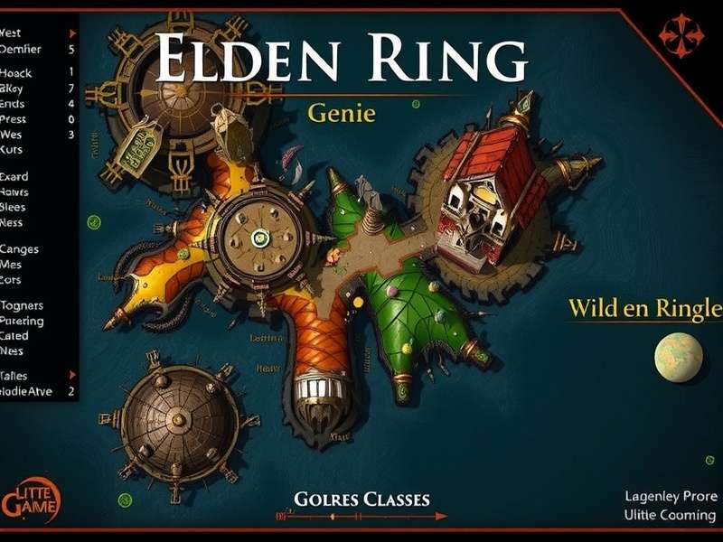 Detailed view of Map Genie filtering options and markers