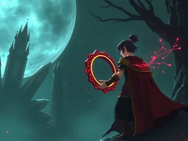 Animated loop of the Erdtree with pulsating golden light