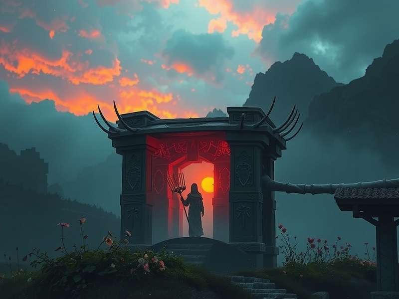 Elden Ring 4K Live Wallpaper featuring Maliketh the Black Blade in animated form