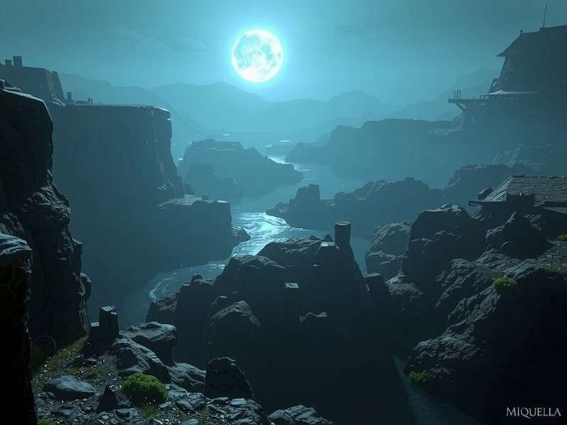 Artistic depiction of Miquella within the Haligtree, cocooned and glowing