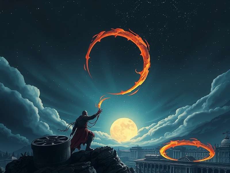 Elden Ring Rune Arc Abstract iPhone Wallpaper - Golden geometric patterns