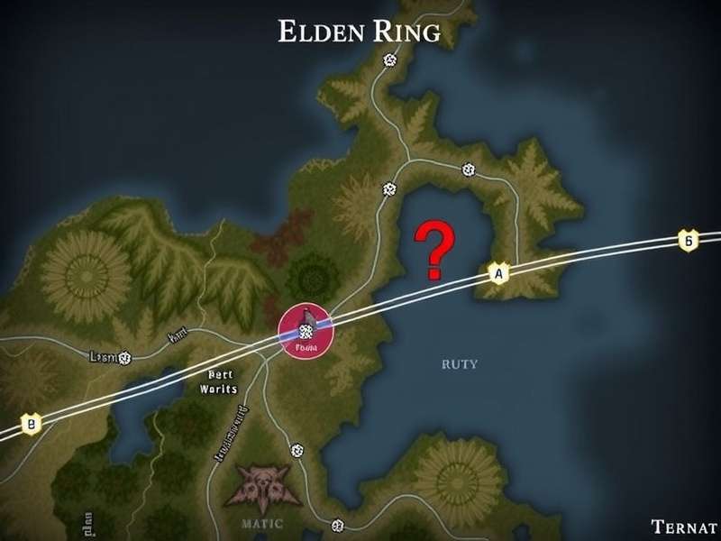 Hidden passage behind a waterfall in Elden Ring's world