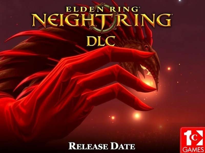 Elden Ring Nightreign DLC concept art showing a dark castle under a moonlit sky