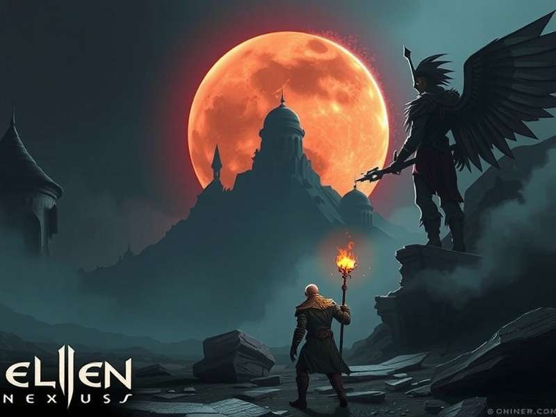 Artistic depiction of the Elden Ring Nexus showing multiple paths converging