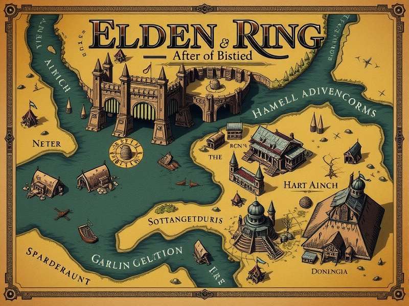 Elden Ring Interactive Map showing key regions