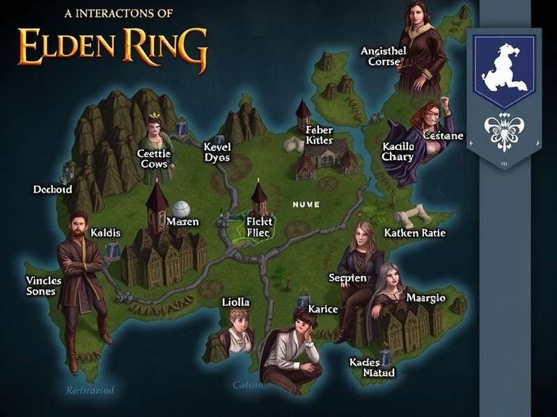 Elden Ring Interactive Map showing regions of Limgrave, Liurnia, and Caelid with markers