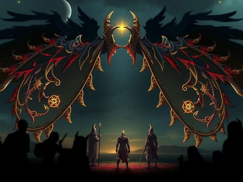 Elden Ring Night Reign DLC Key Art showing a darkened Erdtree under a blood moon