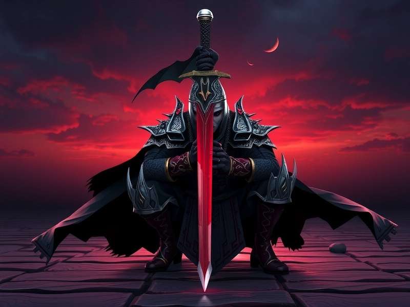 Malekith Black Blade wallpaper in 4K resolution showing intense battle scene