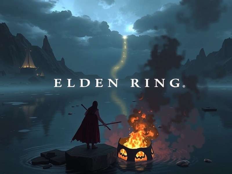 Elden Ring game cover with download options