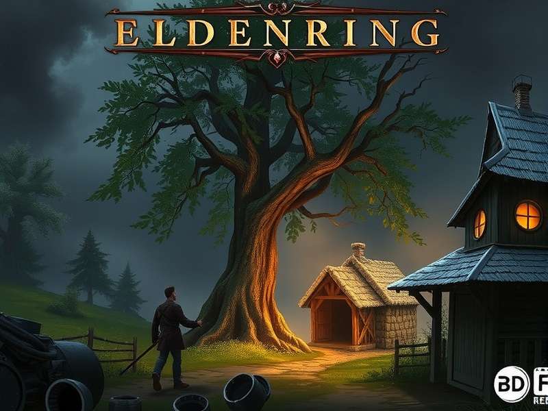 Elden Ring Nightreign DLC key art showing Miquella and the mysterious shadow realm