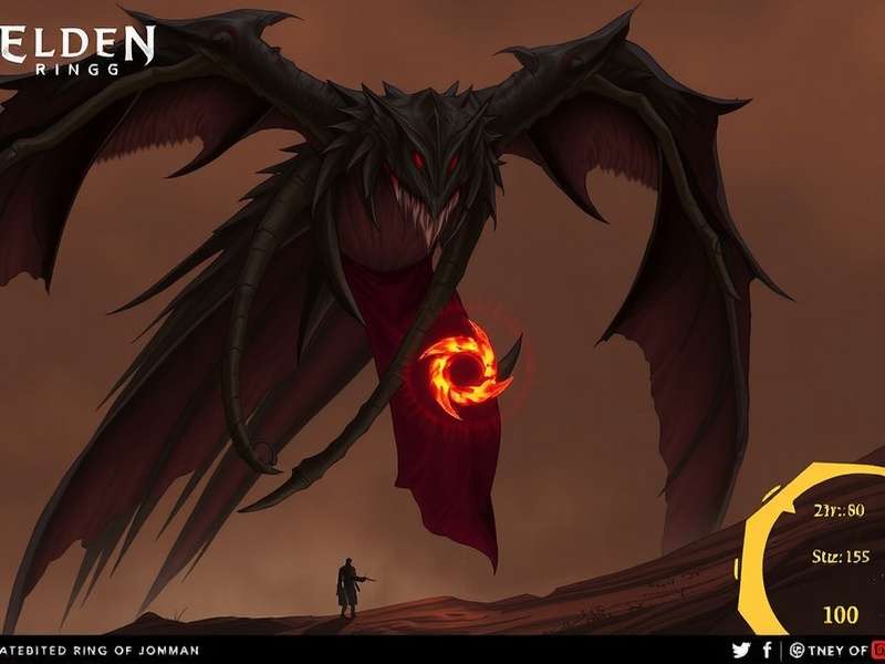 Vast open landscape of Elden Ring with Erdtree in the distance