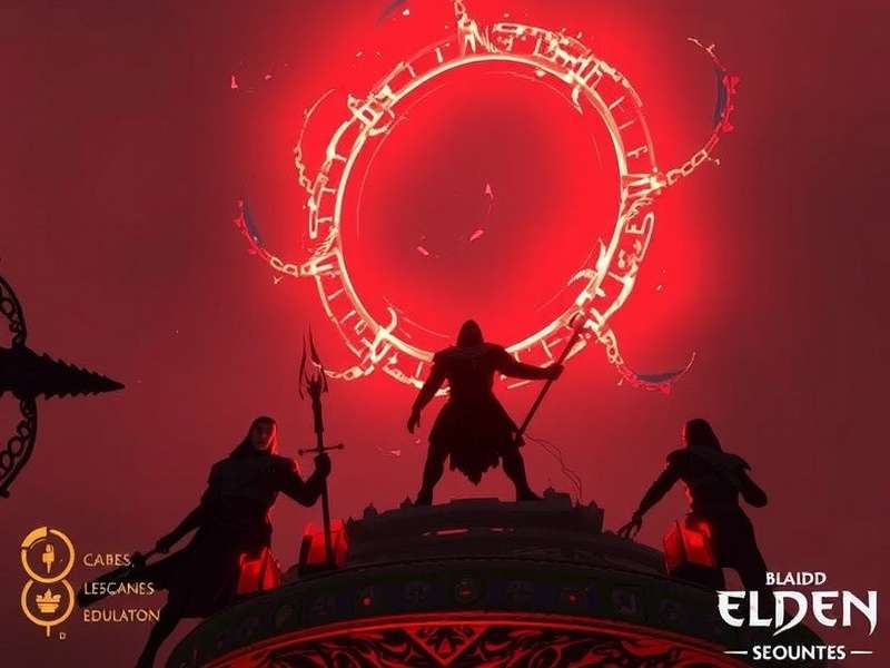 Blaidd the Half-Wolf in Elden Ring standing guard