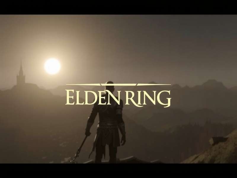Elden Ring Tarnished Edition Trailer key visual showing the Tarnished protagonist overlooking the Erdtree