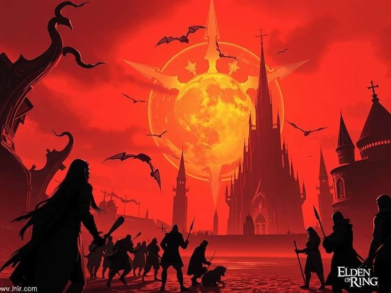 Elden Ring Radahn — The Starscourge boss battle artwork