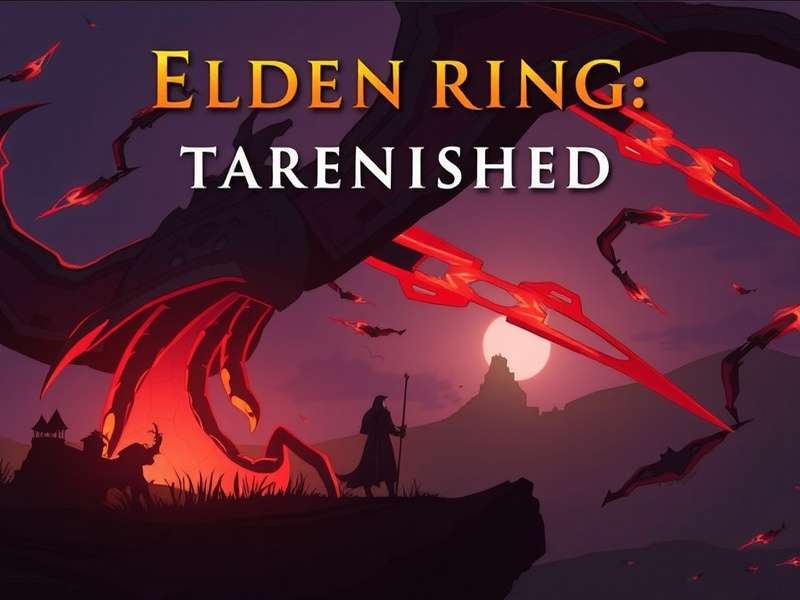 Elden Ring Tarnished Edition — epic fantasy landscape with golden tree and ancient ruins