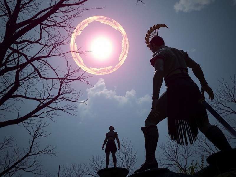 Elden Ring PC gameplay screenshot showing a Tarnished warrior facing a boss in the Lands Between