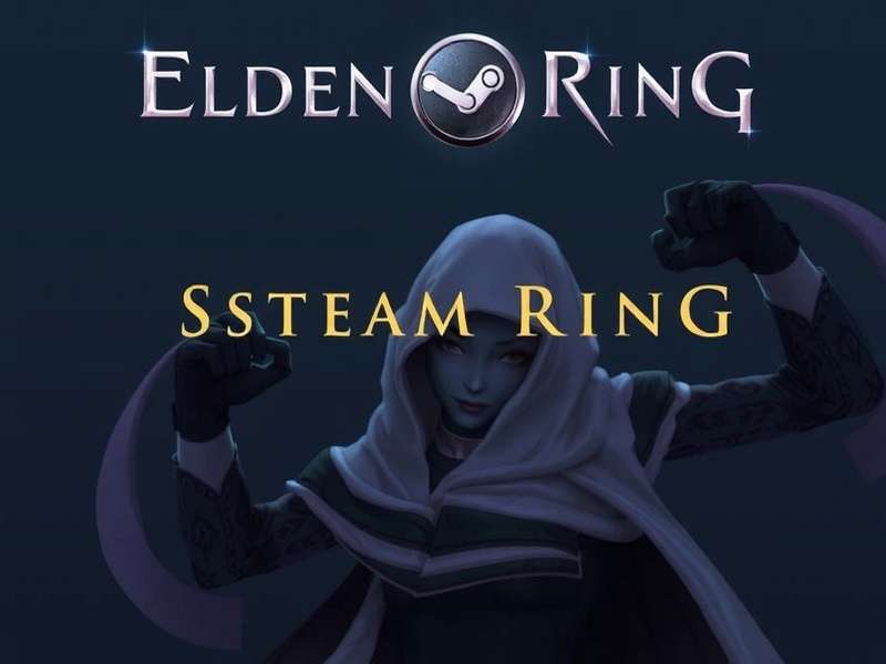 Elden Ring Steam Key digital download card with controller