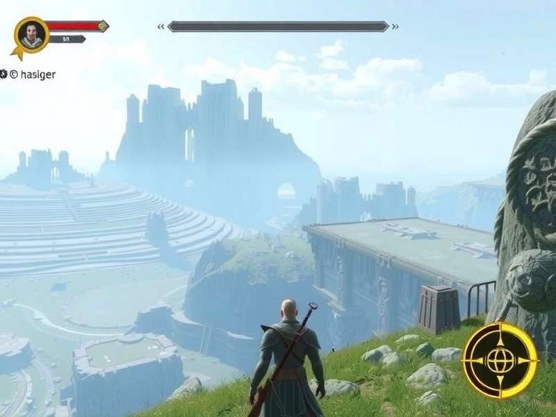 Elden Ring Walkthrough – The Lands Between epic landscape with Erdtree glowing in the distance