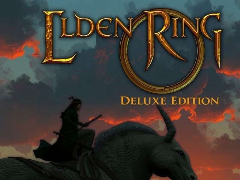 Elden Ring Deluxe Edition key art featuring the Tarnished and spectral Erdtree