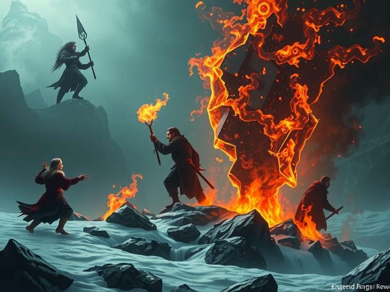 Elden Ring Nightreign DLC concept art showing a new realm